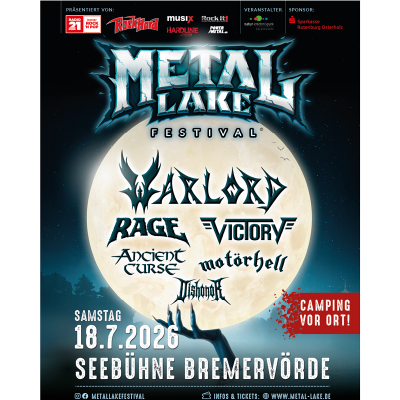 WARLORD, FREEDOM CALL, VICTORY, ANICENT CURSE, MOTÖRHELL, DISHONOR - Bremervörde Seebühne (Metal-Lake)